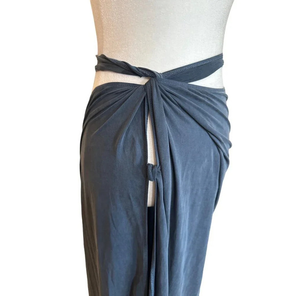 JACQUEMUS La Jupe Espelho Skirt in Navy XLarge New Womens Midi Jersey - Picture 6 of 15